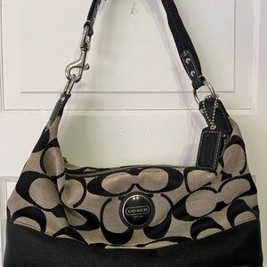 Coach Black and Cream Women's Bag